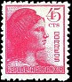 Spain - 1938 - Republic Alegory - 45 CTS - Pink - Spain, Republic, Woman - Edifil 752 - 0